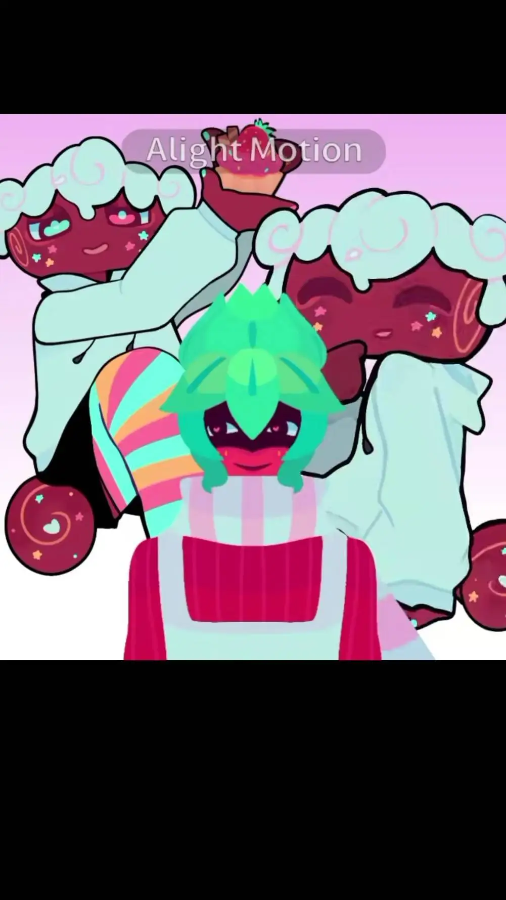 ai character: Fruitcake background