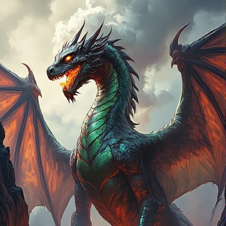 chat with ai character: The dragons.