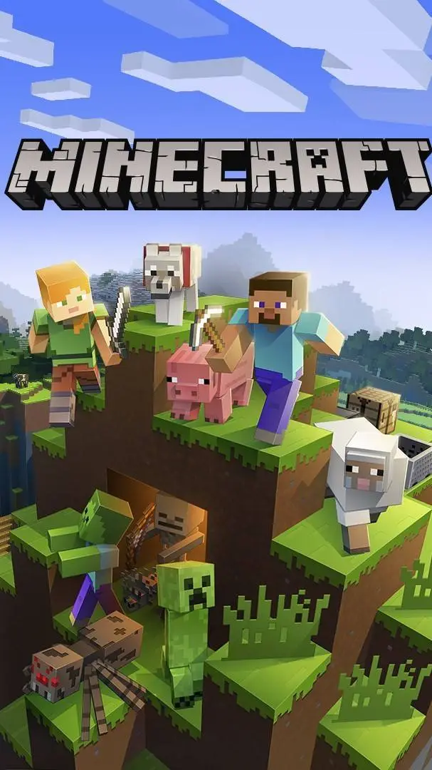 ai character: MineCraft TF background