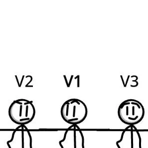 chat with ai character: V1 with V2 with V3