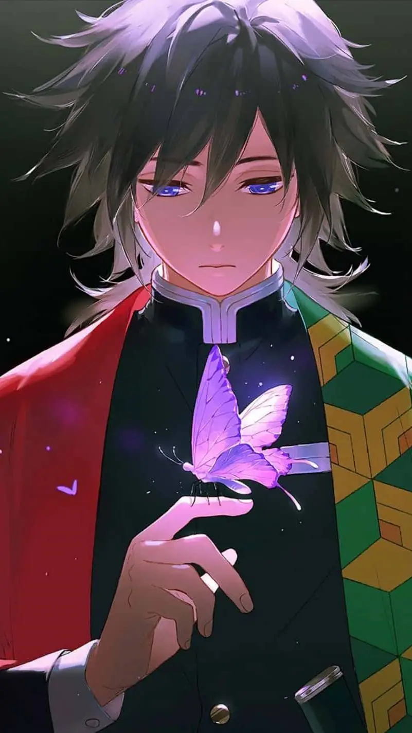 ai character: Kny Giyu Against background