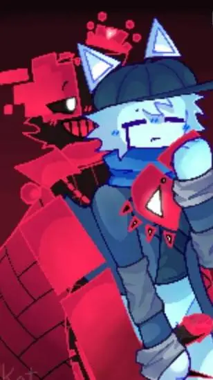 ai character: friend x ??? background