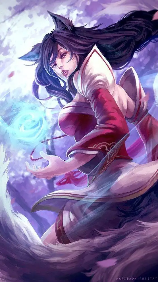 ai character: Ahri background