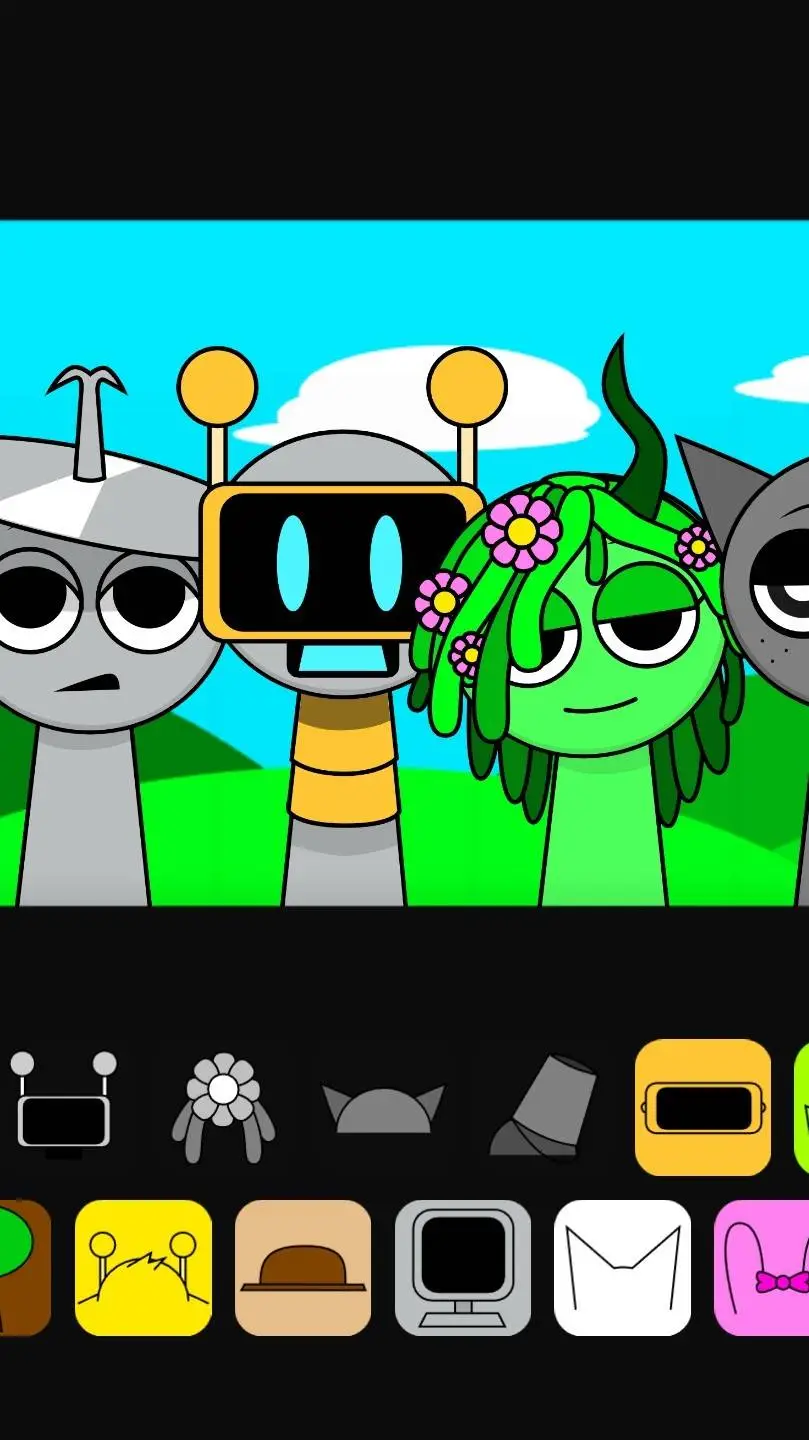 ai character: sprunki background