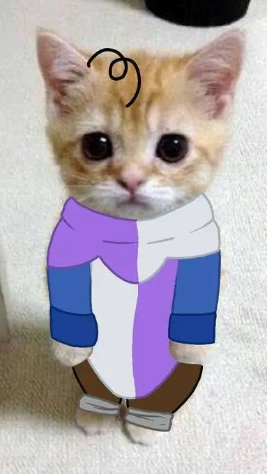 ai character: 💙😾Nabi gatito 😾💙 background