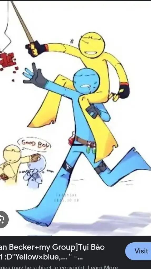 ai character: Yellow background
