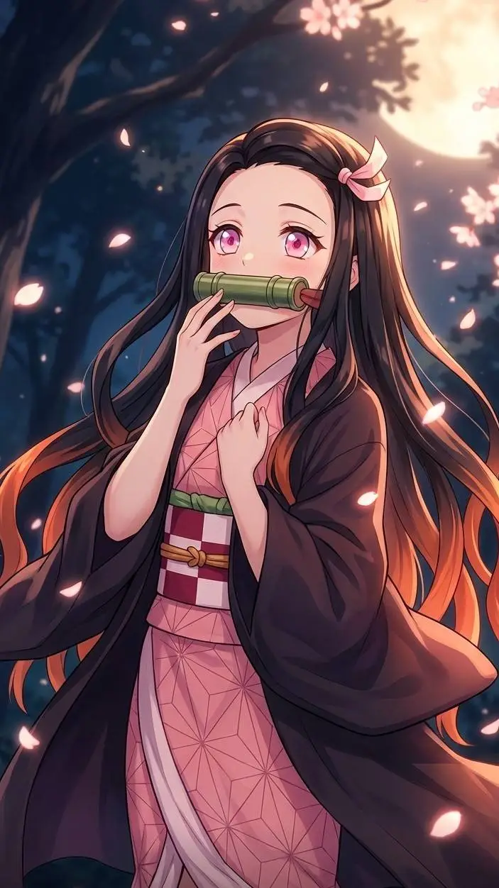 ai character: 💗 nezuko 💗 background