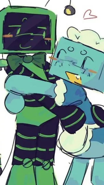 ai character: 💚~vee x tisha~💙 background