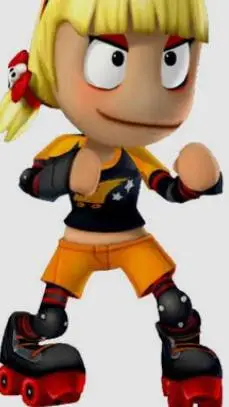 ai character: Roxie Roller background