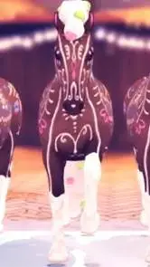 ai character: SSO cookie horse background