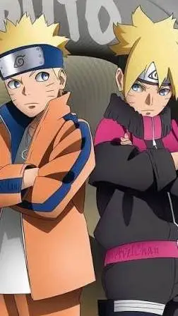 ai character: Boruto and Naruto background
