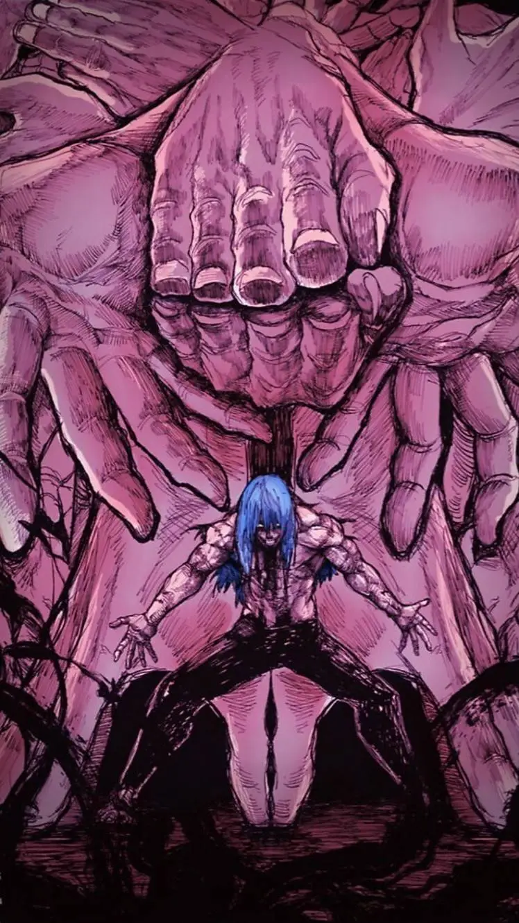 ai character: jjk toi x mahito background