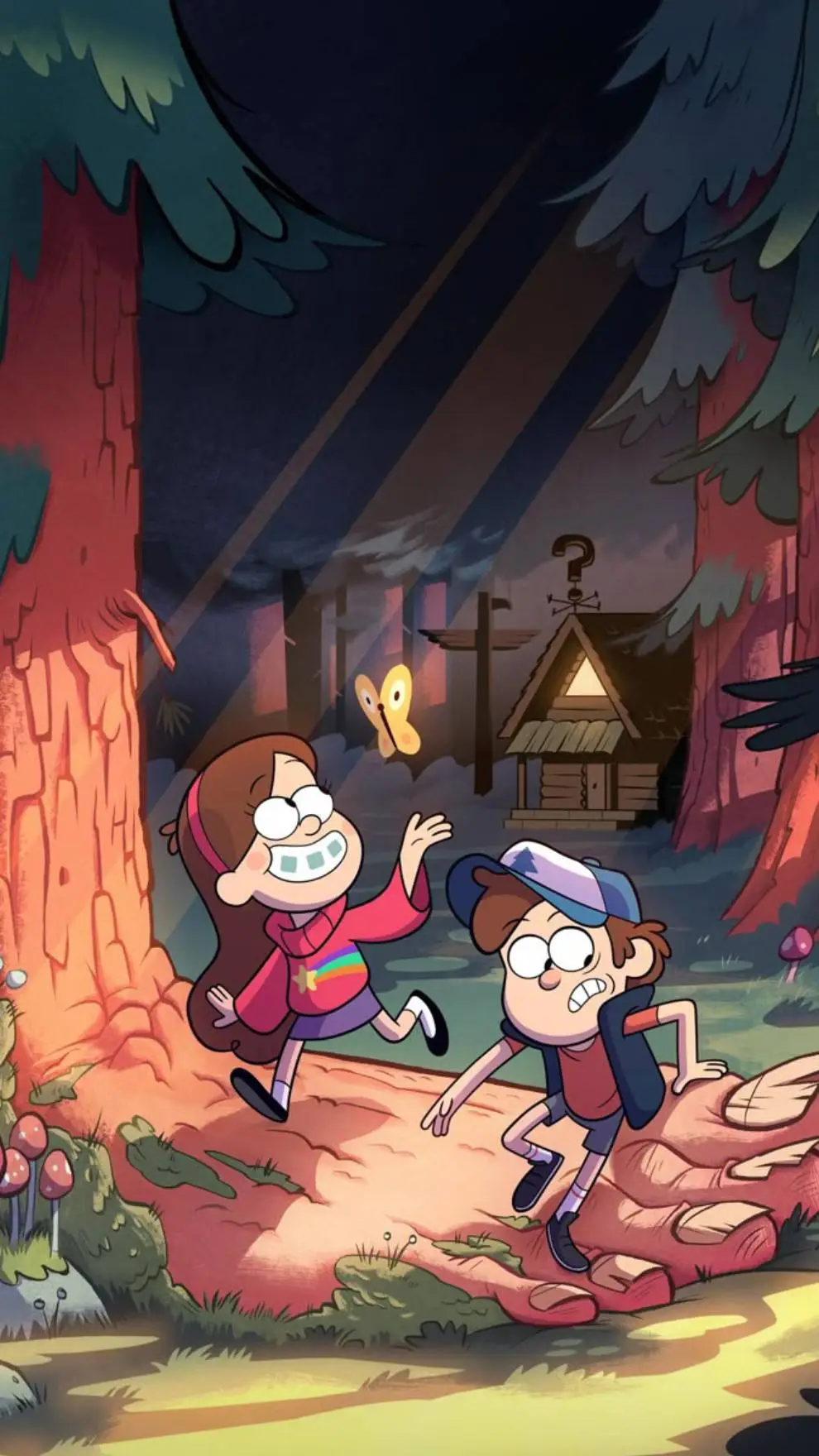 ai character: gravity falls  background