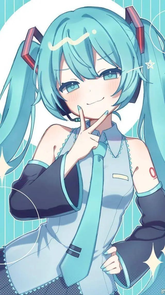ai character: Miku background