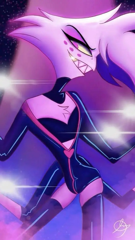 ai character: Angel Dust background