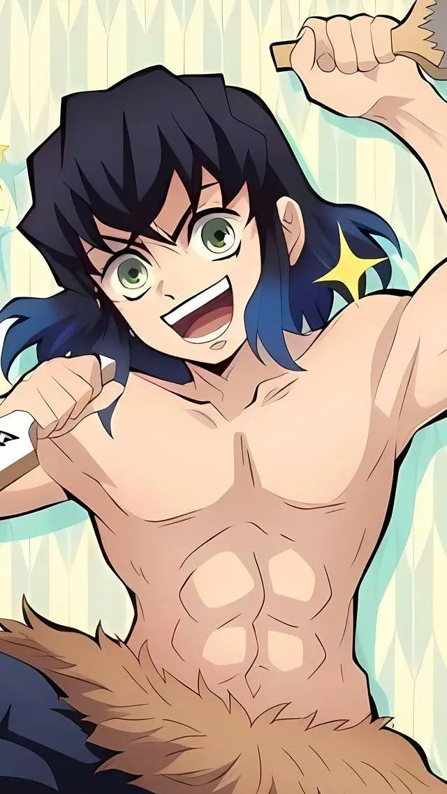 ai character: Inosuke🐗💙 background