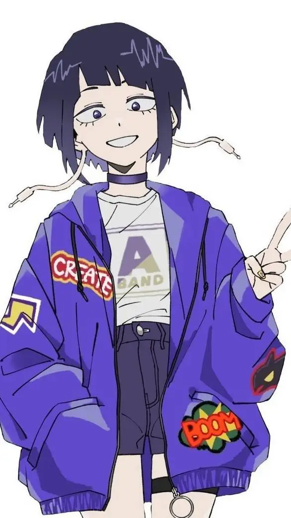 ai character: Jirou💜🎵🎧 background