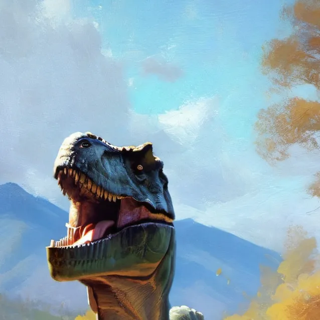 chat with ai character: trex 