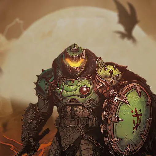 chat with ai character: Doom Slayer