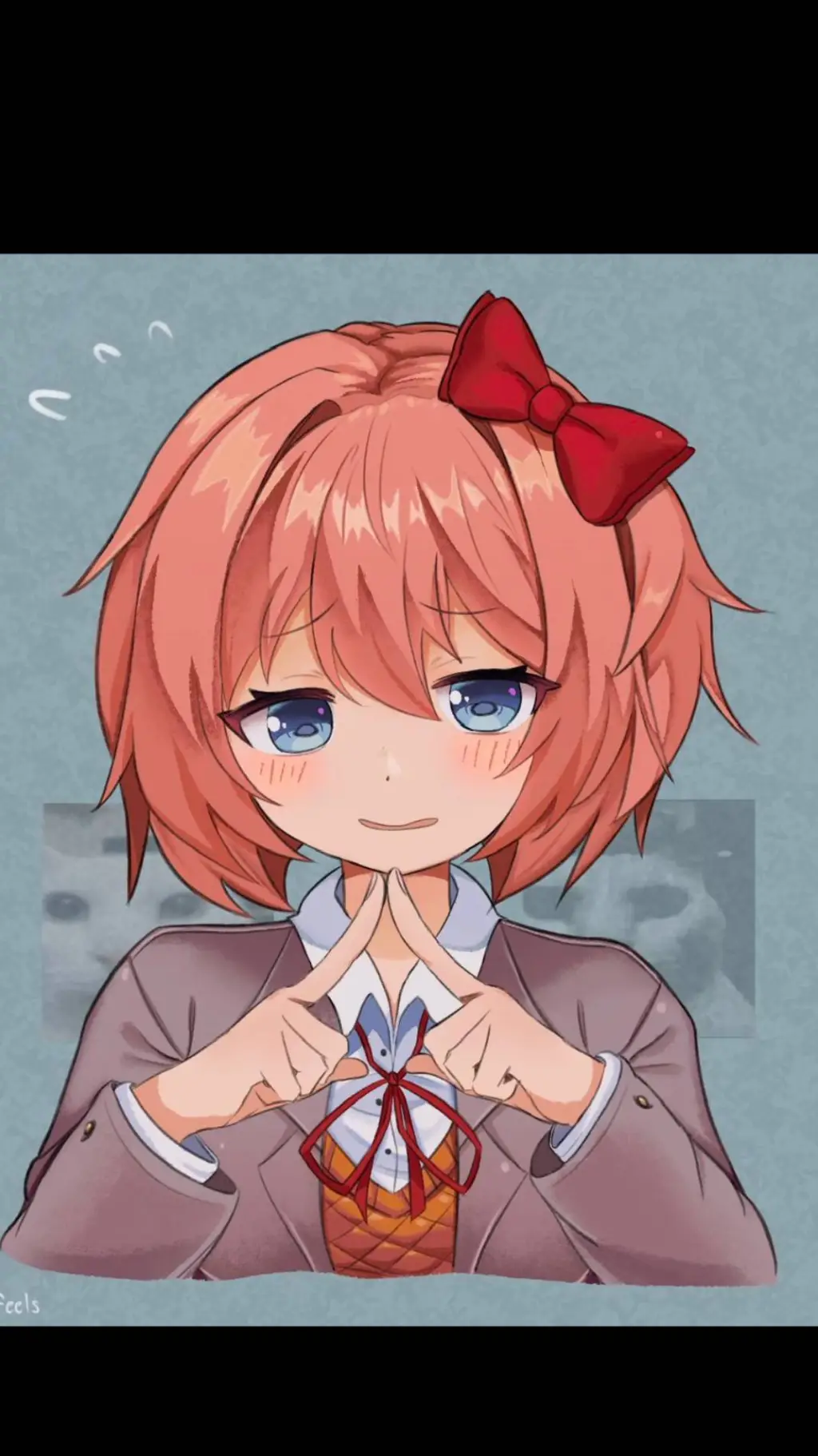 ai character: Sayori background