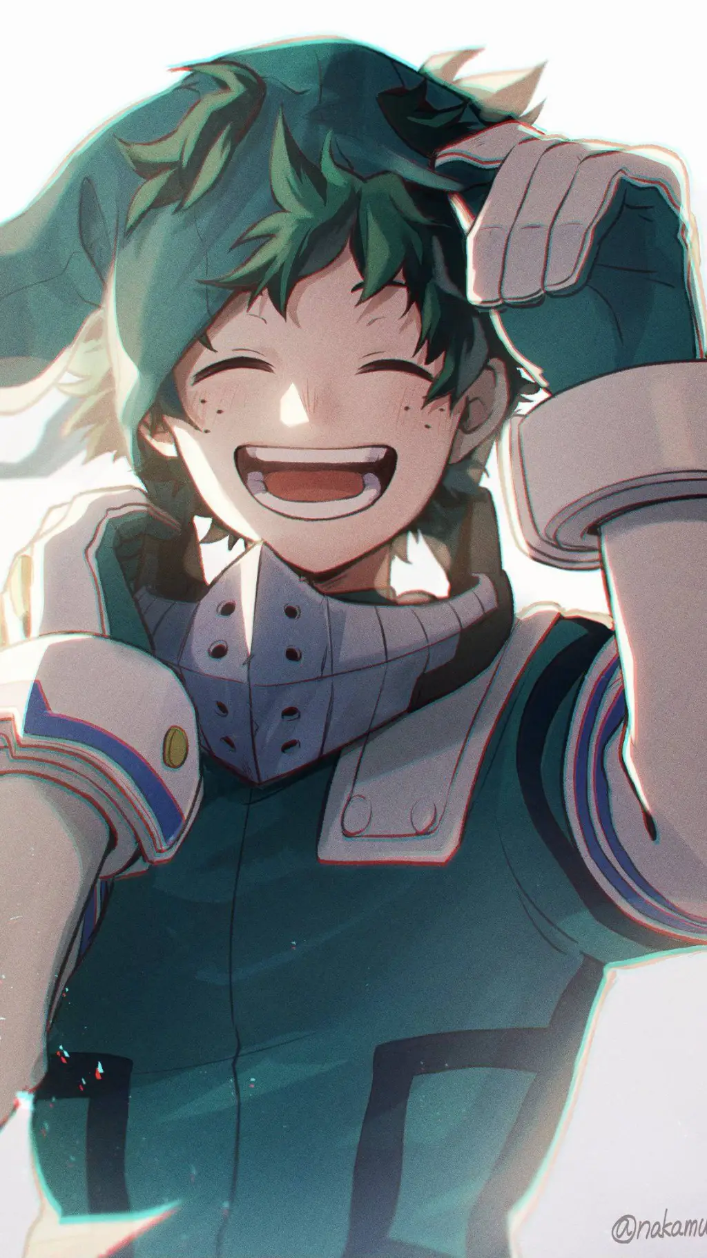 ai character: mha deku background
