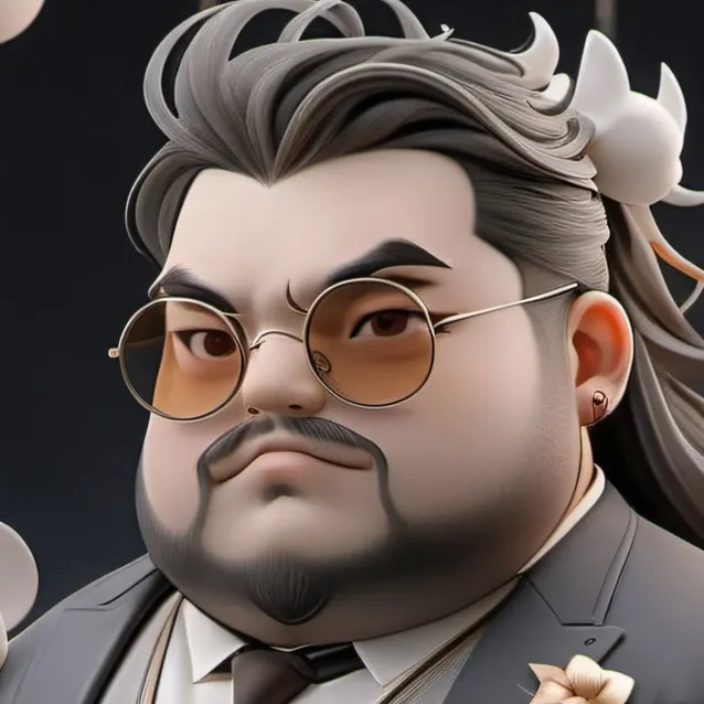 chat with ai character: fat guy