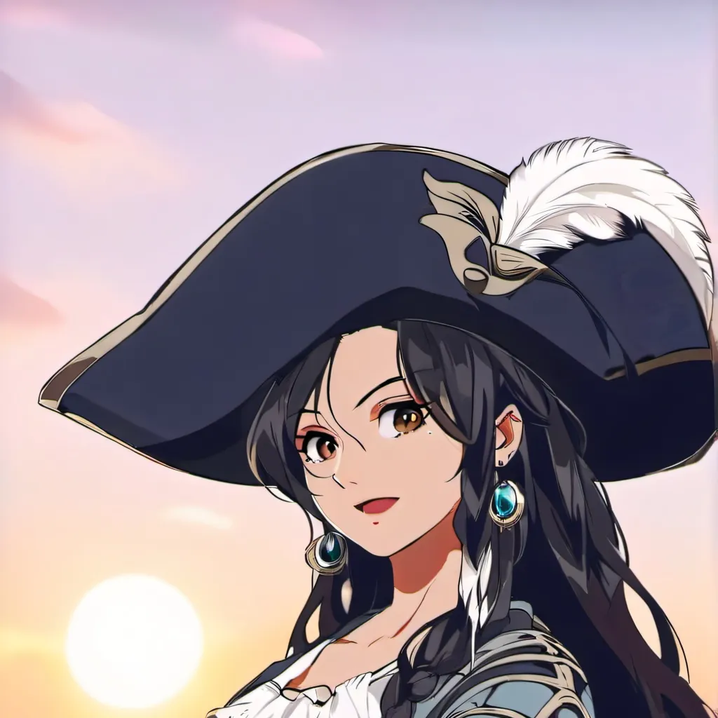 chat with ai character: pirate gf kuromi 
