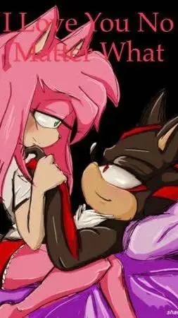 ai character: Amy& shadow  background