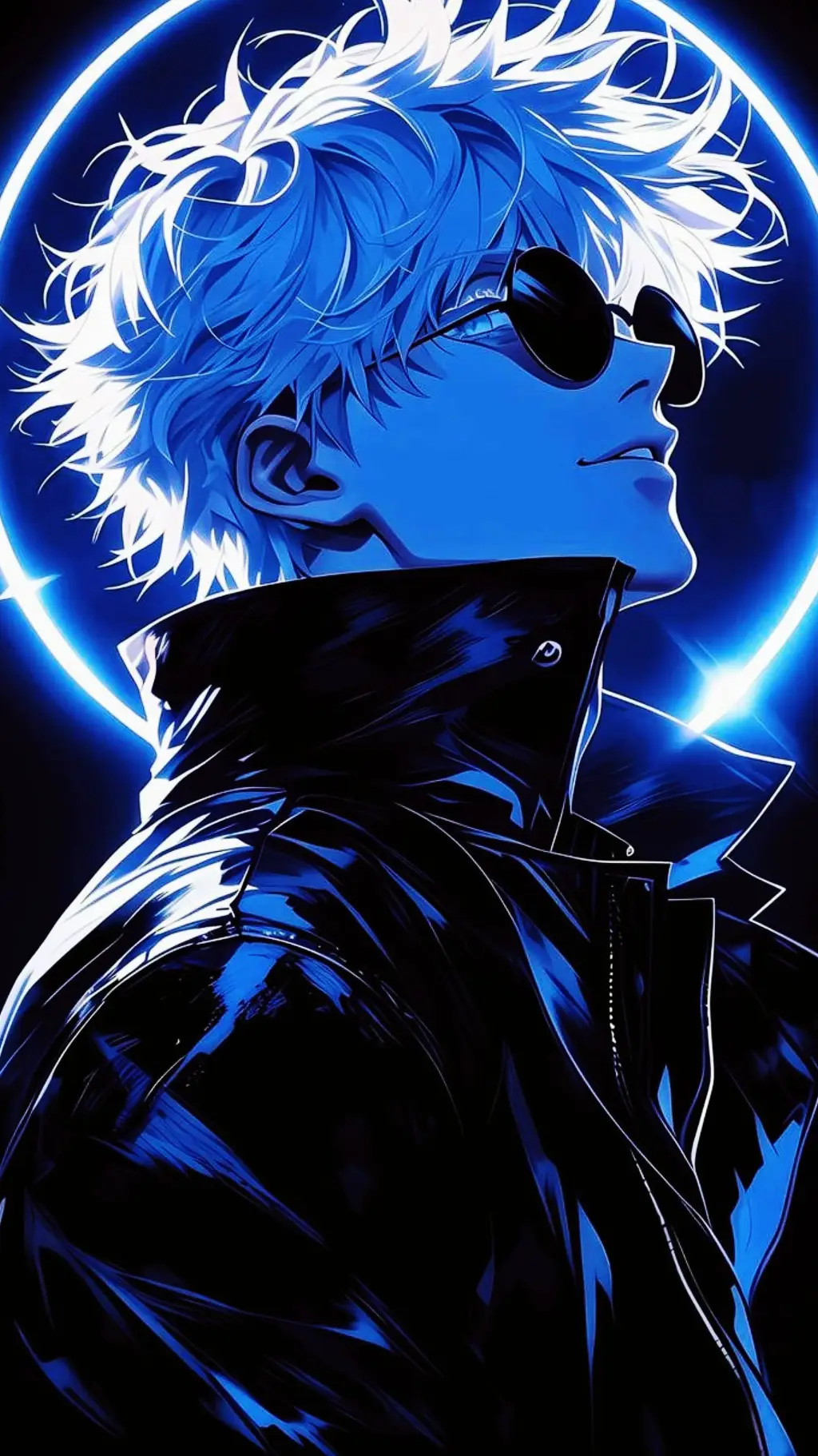 ai character: Gojo saturo background