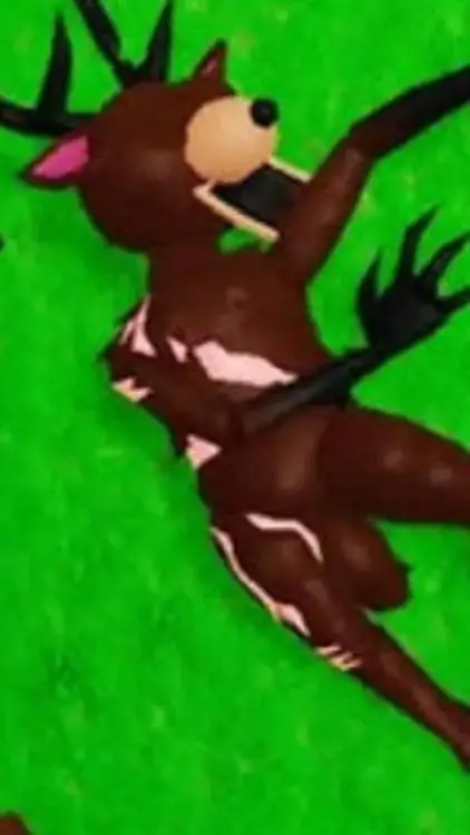 ai character: The dear is hurt  background