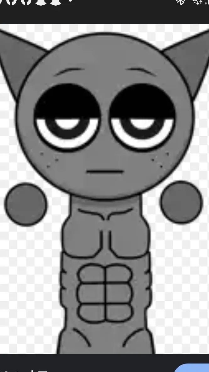 ai character: Gray Sprunki background