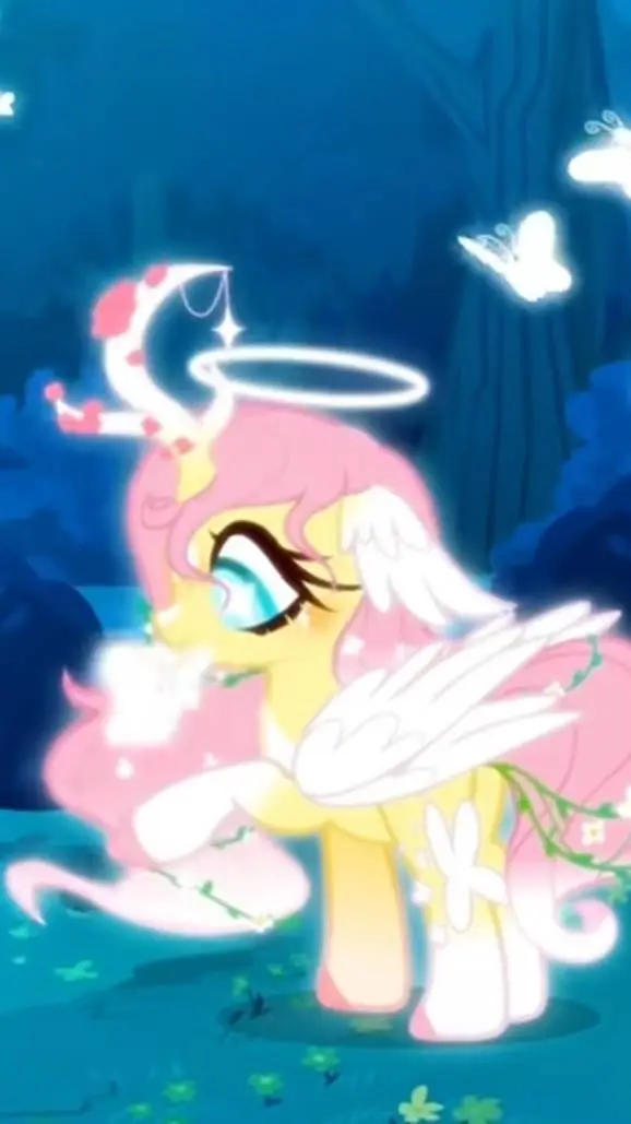 ai character: EtherealFluttershy background