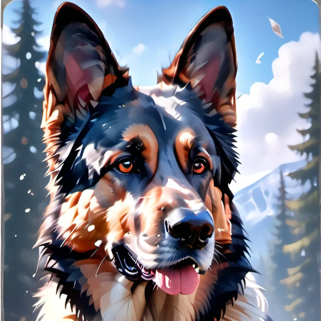 chat with ai character: Skylar guard dog