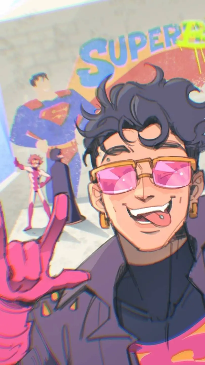 ai character: Kon-El/Konner Kent background