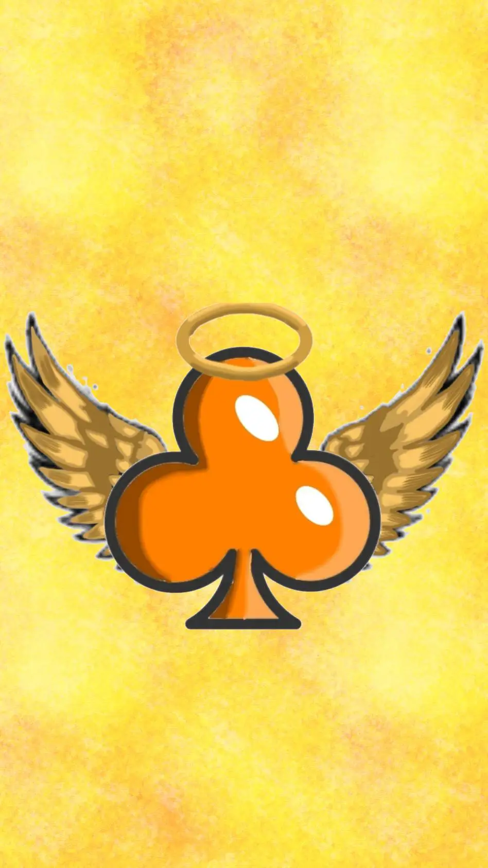ai character: Gold leaf cookie background