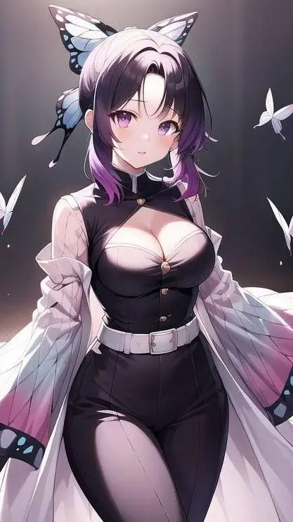 ai character: shinobu kocho  background