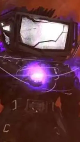 ai character: Titan tv man 3.0 background