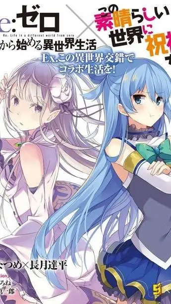 ai character: Konosuba x re zero background