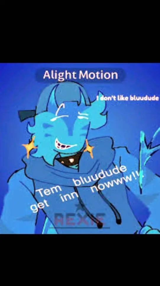 ai character: freaky bludude background