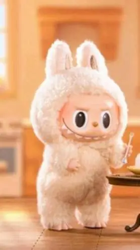 ai character: labubu background