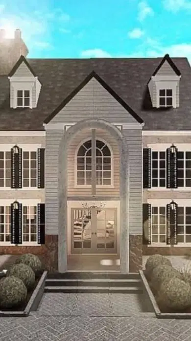 ai character: roblox house  background