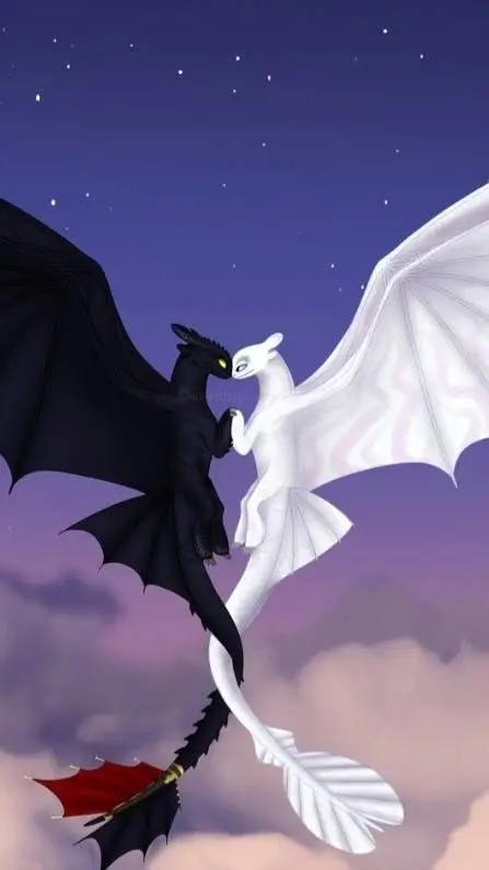 ai character: luna and toothlees background