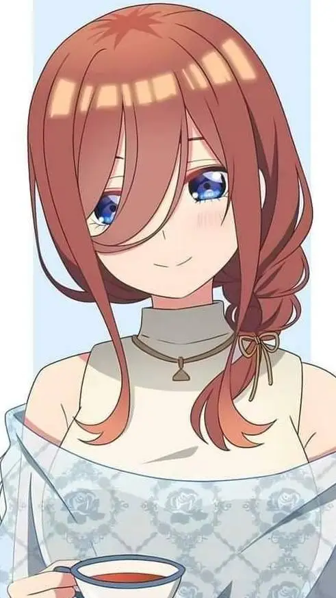 ai character: Miku nakano background