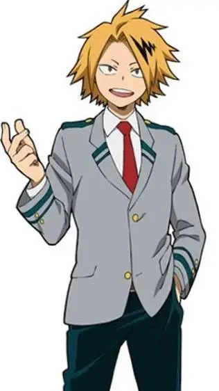 ai character: Denki Kaminari background