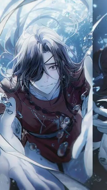 ai character: huailan underwater background