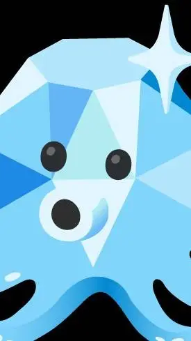 ai character: dimand octopus background