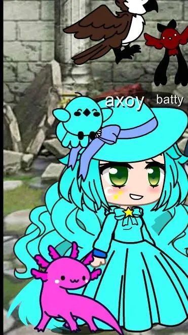 ai character: axoy background