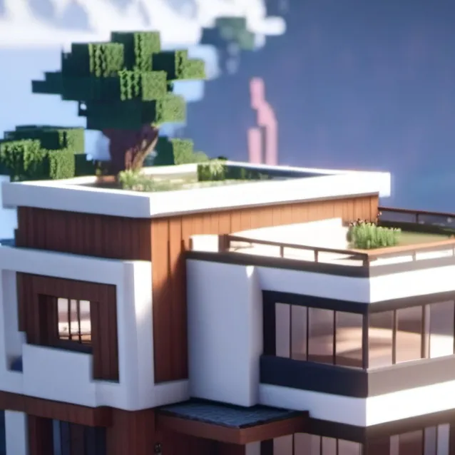 chat with ai character: Minecraft House