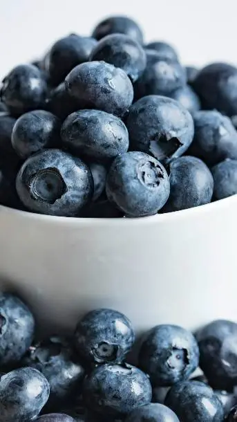ai character: Blueberry background