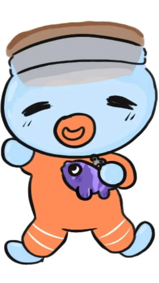 ai character: 🐟🫧Finn bebé🫧🐟 background